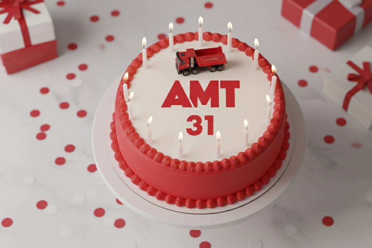 От всей души поздравляем любимы коллектив ООО "АМТ Н.В." с 31-м Днём Рождения